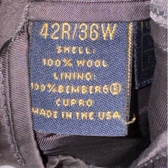 BROOKS BROTHERS Makers Merchants 1818 Madison Gray Striped Wool Blazer Size 42R - Picture 4 of 7